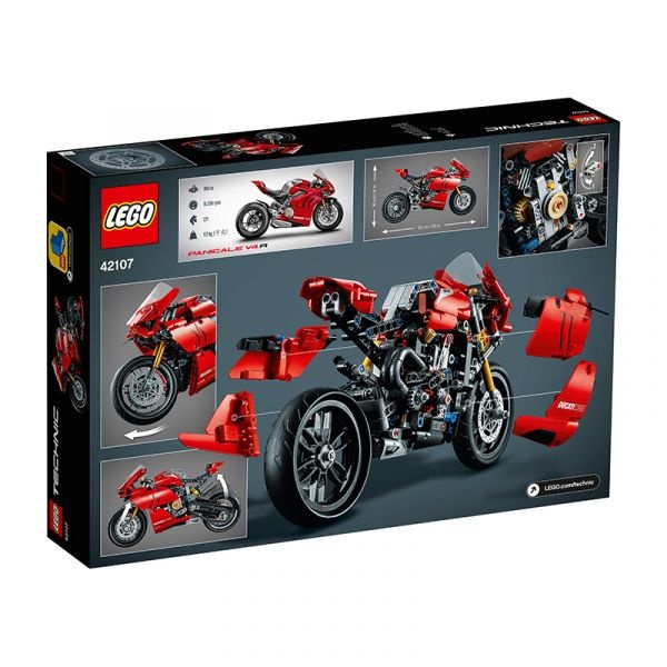 BỘ LẮP RÁP LEGO TECHNIC 42107 SIÊU MÔ TÔ DUCATI PANIGALE V4 R