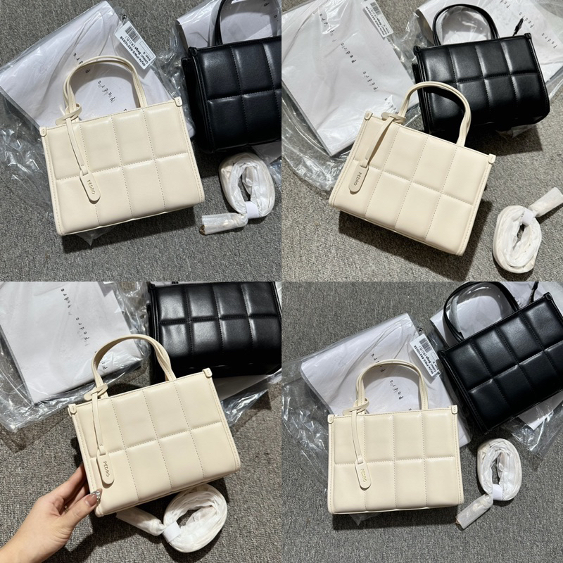Túi xách pê-zô size 20cm làn kèm dây đeo chéo chuẩn xxuất sịn