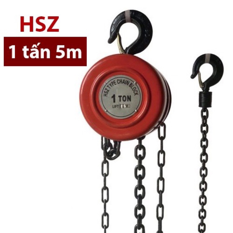 Pa Lăng Xích Kéo Tay HSZ 1 Tấn 2.5M/ 5M