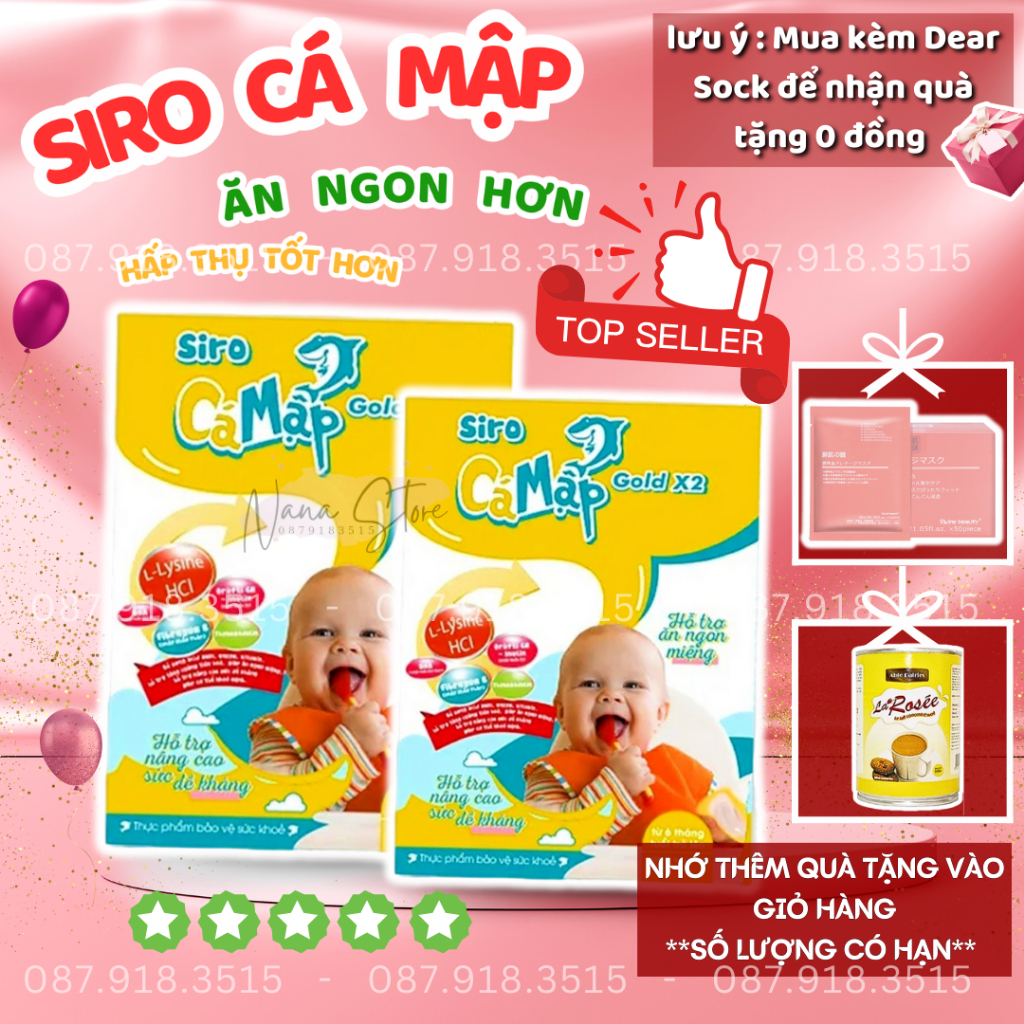 SIRO CÁ MẬP CHÍNH HÃNG - HỘP 30 GÓI