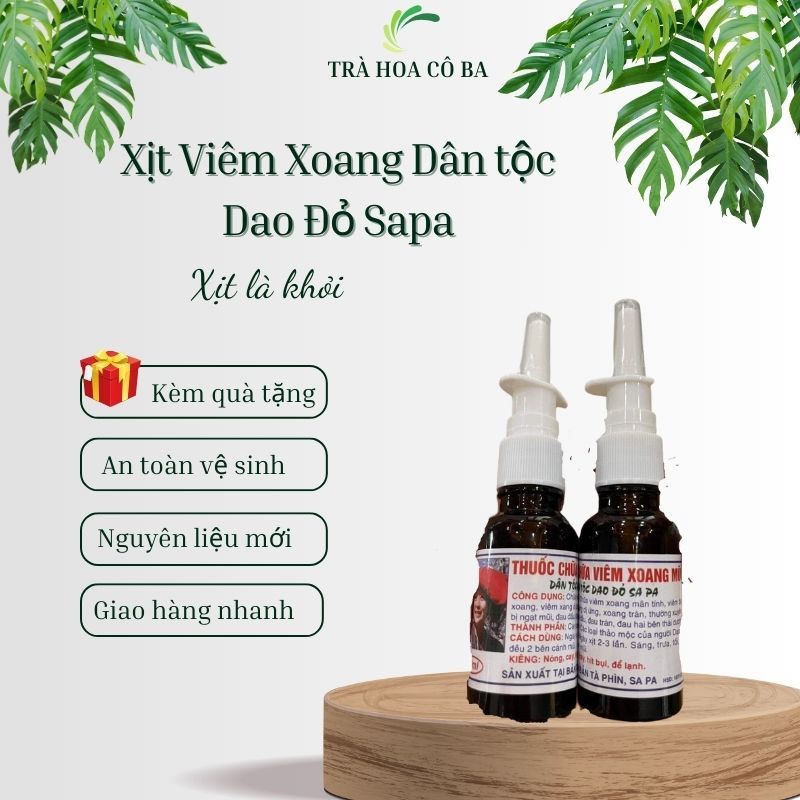 Xịt viêm xoang viêm mũi dị ứng, viêm mũi do thời tiết- Người Giao Đỏ