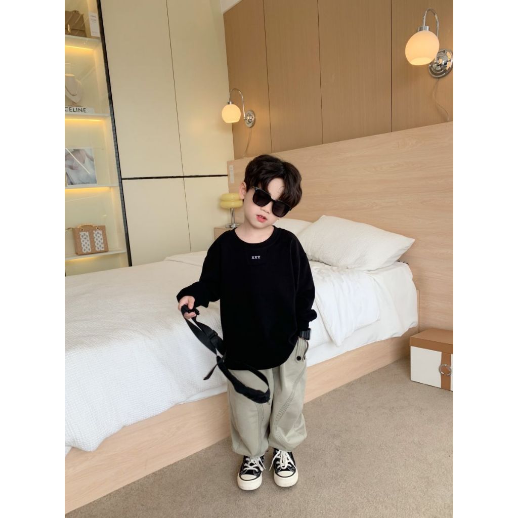 Áo Giữ Nhiệt Túi Khủng Long Cho Bé Chất Cotton Khô Cao Cấp BeCool, Áo Dài Tay Cho Bé Từ 9-27kg MOOBABY SHOP