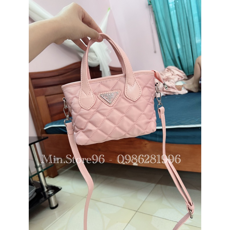 Túi xách cầm tay, đeo chéo dáng vừa xinh, hoạ tiết trám, trẻ trung năng động SP23