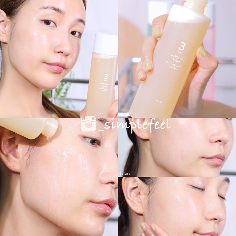 Nước cân bằng Numbuzin No.3 Super Glowing Essence Toner 200ml
