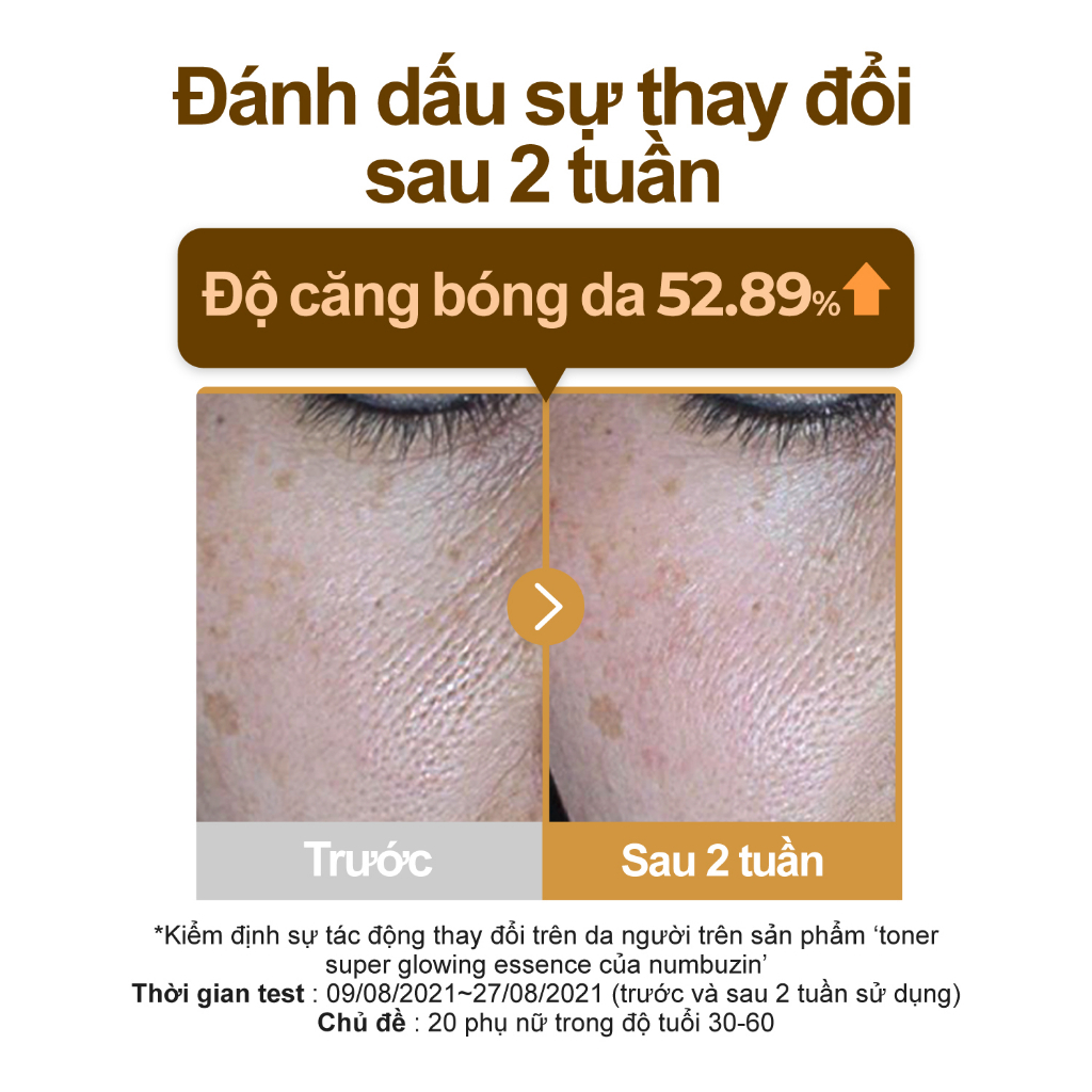Nước cân bằng Numbuzin No.3 Super Glowing Essence Toner 200ml