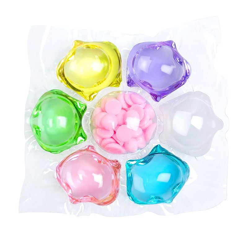 Viên giặt quần áo 7IN1 enzyme Khử mùi kháng khuẩn công nghệ nâng cấp Thơm hơn gấp 7 lần gói siêu tiết kiệm