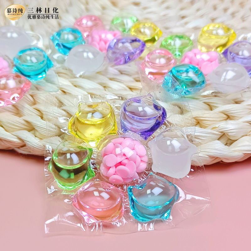 Viên giặt quần áo 7IN1 enzyme Khử mùi kháng khuẩn công nghệ nâng cấp Thơm hơn gấp 7 lần gói siêu tiết kiệm