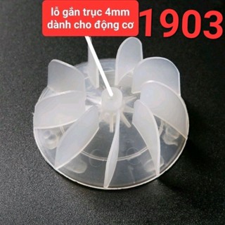 Cánh quạt máy sấy tóc to lỗ trục 4mm 9 cánh