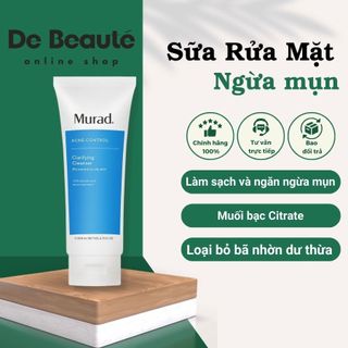 Sữa Rửa Mặt Sạch Sâu Chuyên Cho Da Dầu Mụn Murad Clarifying Cleanser Acne 200ml