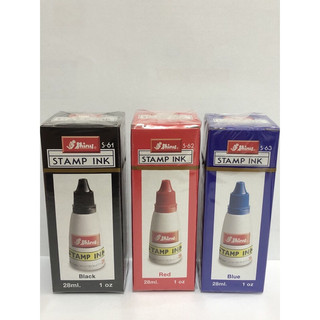 Mực dấu shiny s-61/62/63 đổ con dấu bền màu lâu phai rõ nét 28ml