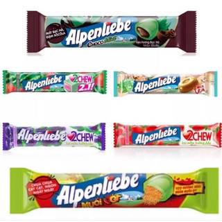 Kẹo alpenliebe hồng trà sữa thỏi 33g,đủ vị