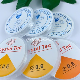 Dây cước trong co giãn dùng xỏ vòng tay handmade,làm trang sức thủ công DIY