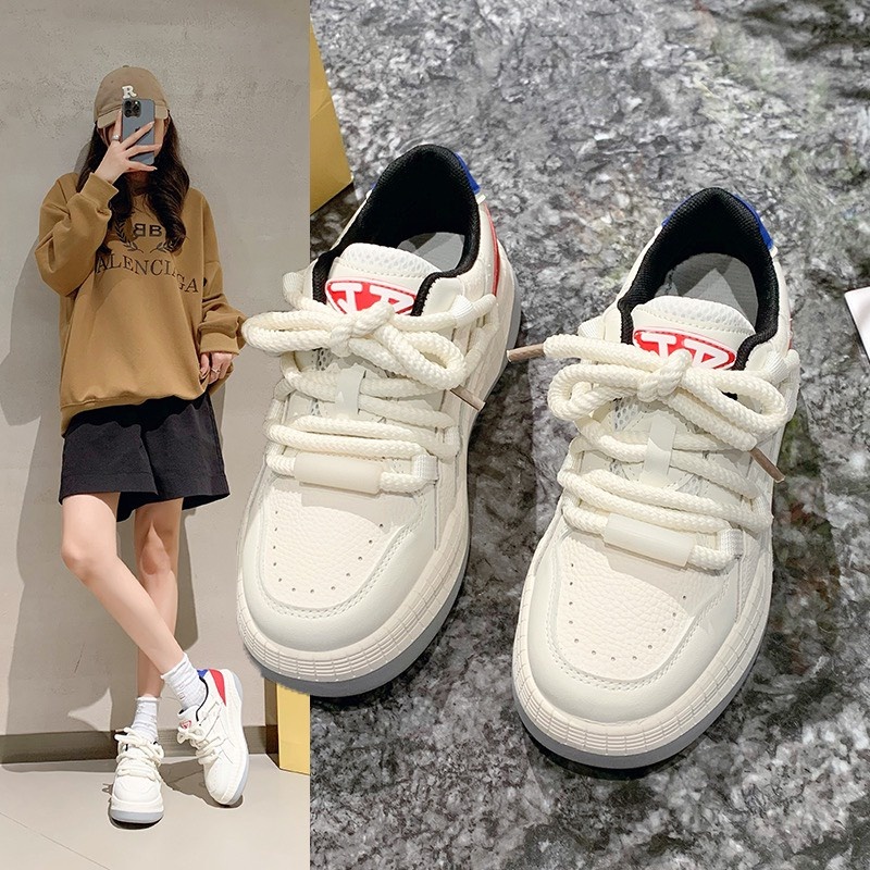 Giày thể thao nữ mix dây thừng thời trang sneaker học sinh TRENDLUXE mới nhất