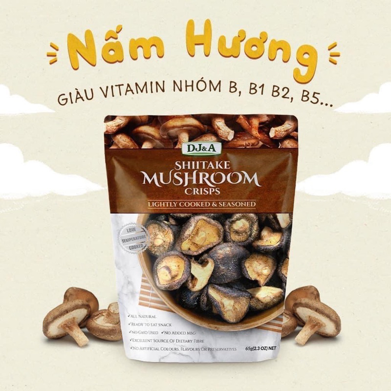 Gói 65gam🍄 𝐍𝐀̂́𝐌 𝐒𝐇𝐈𝐓𝐀𝐊𝐄  𝐒𝐀̂́𝐘 𝐊𝐇𝐎̂ 𝐃𝐉&𝐀  𝐔́𝐂 🍄