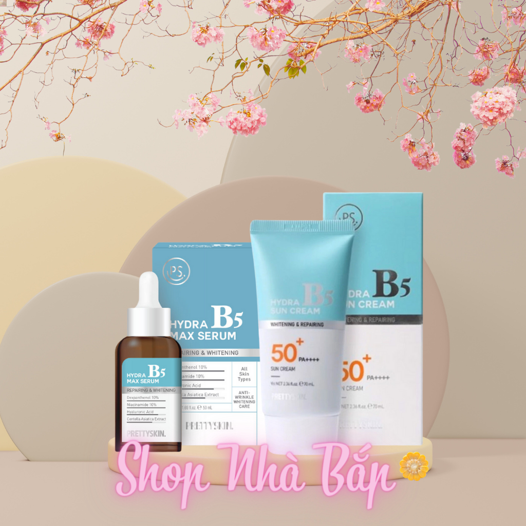 Combo 2 Món Serum B5 vs Kem Chống Nắng B5 !