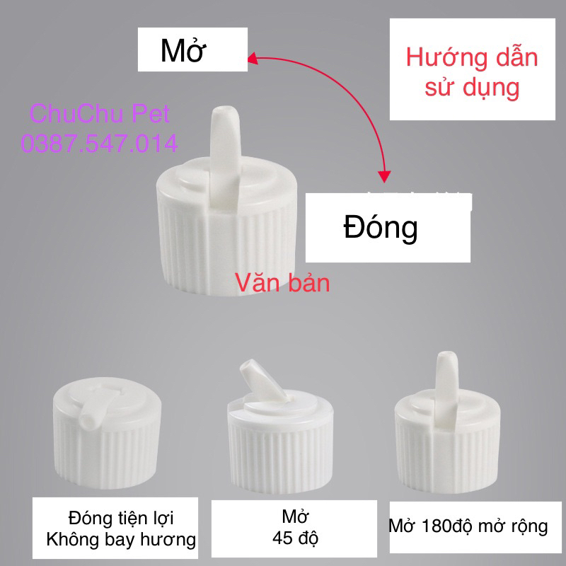 Bình pha sữa tắm cho thú cưng 500ml - ChuChu Pet