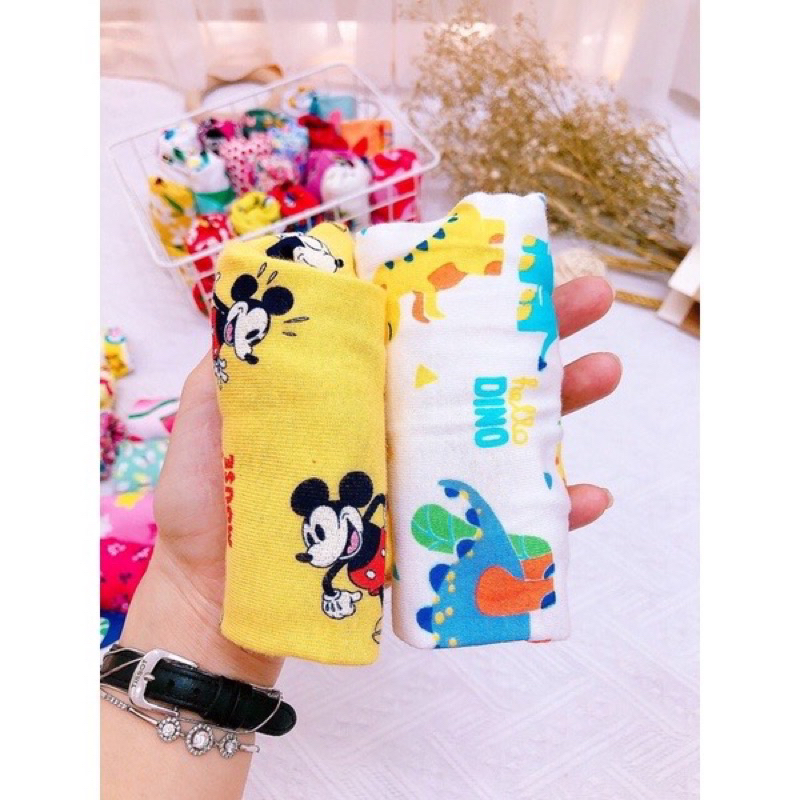Combo 5 chiếc  QUẦN CHỤC DÀI COTTON BOZIP CHO BÉ TRAI BÉ GÁITrang Xô Kids
