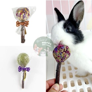 Kẹo mút cỏ nén dành cho thỏ bọ, chinchilla...
