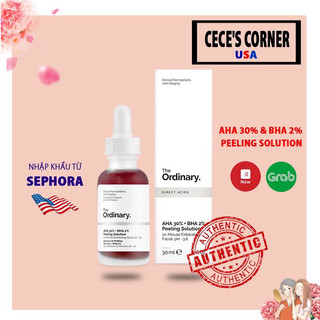 The ordinary tẩy da chết hoá học,thanh tẩy da aha 30% +bha 2% peeling