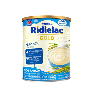 Bột ăn dặm RIDIELAC GOLD lon 350g đủ vị