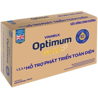 (Data mới nhất) Sữa bột pha sẵn Optimum Gold 180ml (48 hộp)