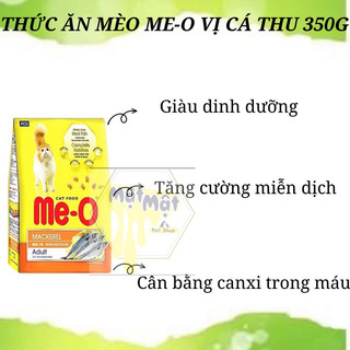 Thức ăn mèo Me-o vị cá thu cho mèo trưởng thành 350g