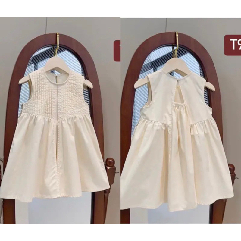 Váy bé gái đũi xước mềm mịn v100 12-40kg