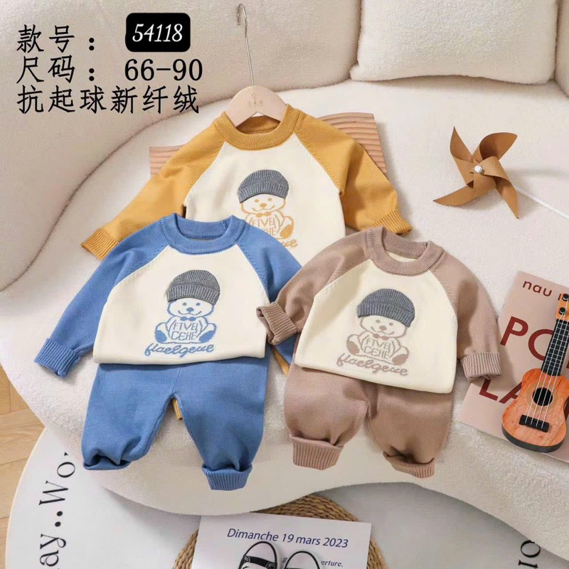 Set Bộ Len Kute size nhí hàng Quảng Châu cao cấp