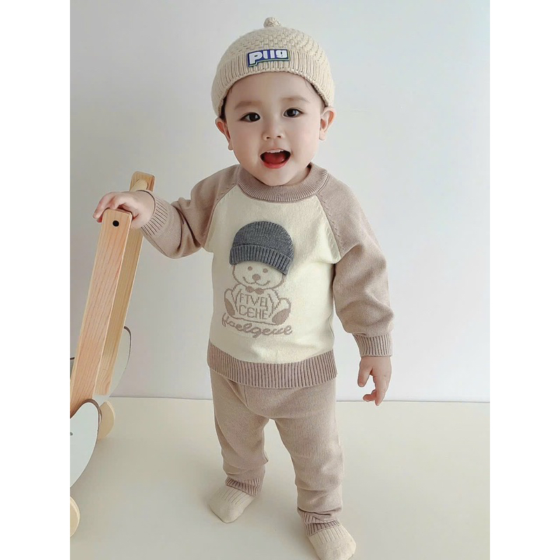 Set Bộ Len Kute size nhí hàng Quảng Châu cao cấp