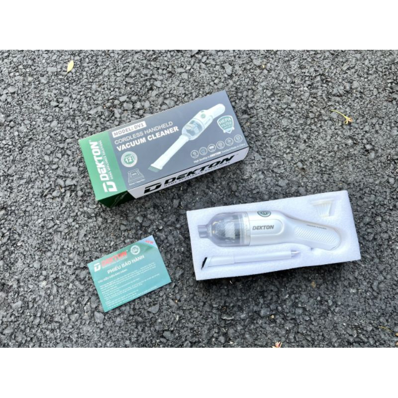 Máy hút bụi mini pin Dekton DV1 50W