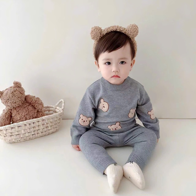 Set Bộ Len Body Size nhí hàng Quảng Châu cao cấp cho bé