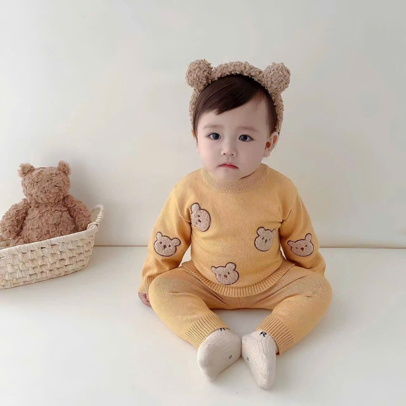Set Bộ Len Body Size nhí hàng Quảng Châu cao cấp cho bé