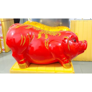 (Chỉ Giao Hỏa Tốc) Heo đất siêu to khổng lồ 70cm, làm quà cưới, quà sinh nhật, quà tân gia