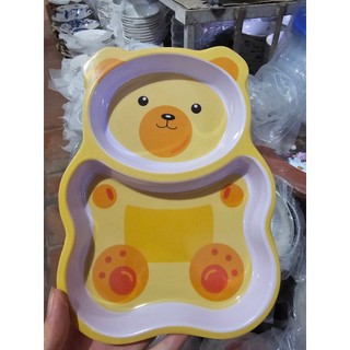 Bát ăn dặm cho bé họa tiết đáng yêu, đĩa phíp ăn dặm, dụng cụ cho bé ăn dặm