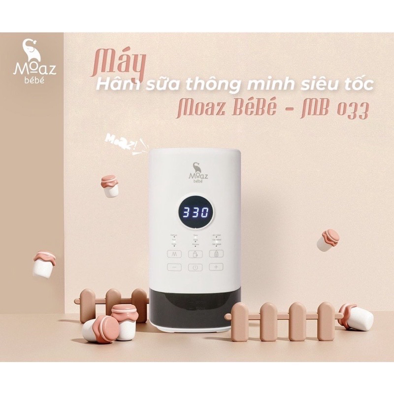 Máy hâm sữa thông minh siêu tốc Moaz bebe MB-033