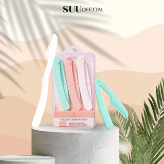 Dao Cạo Lông Mày, Hộp 3 Dao Cạo Nội Địa Trung Cao Cấp Lưỡi Bén Không Gỉ