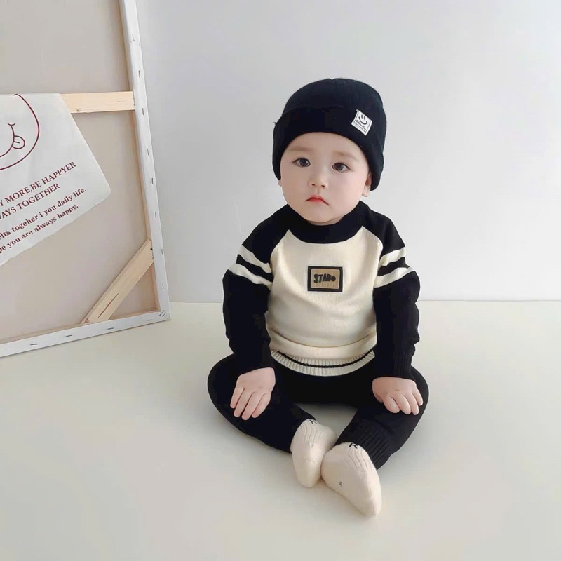 Set Bộ Len Cao cấp Quảng Châu cho bé trai