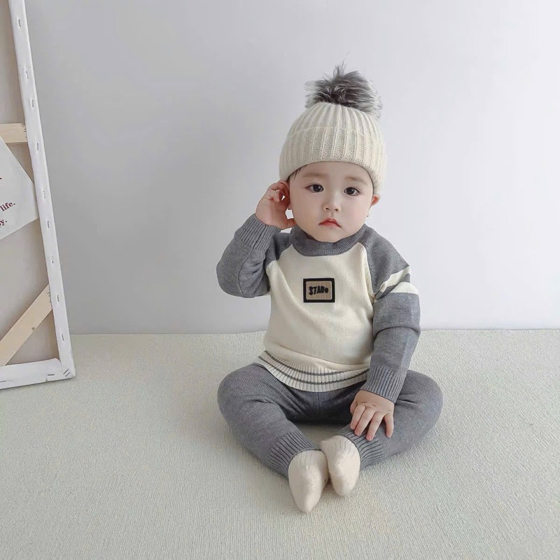 Set Bộ Len Cao cấp Quảng Châu cho bé trai