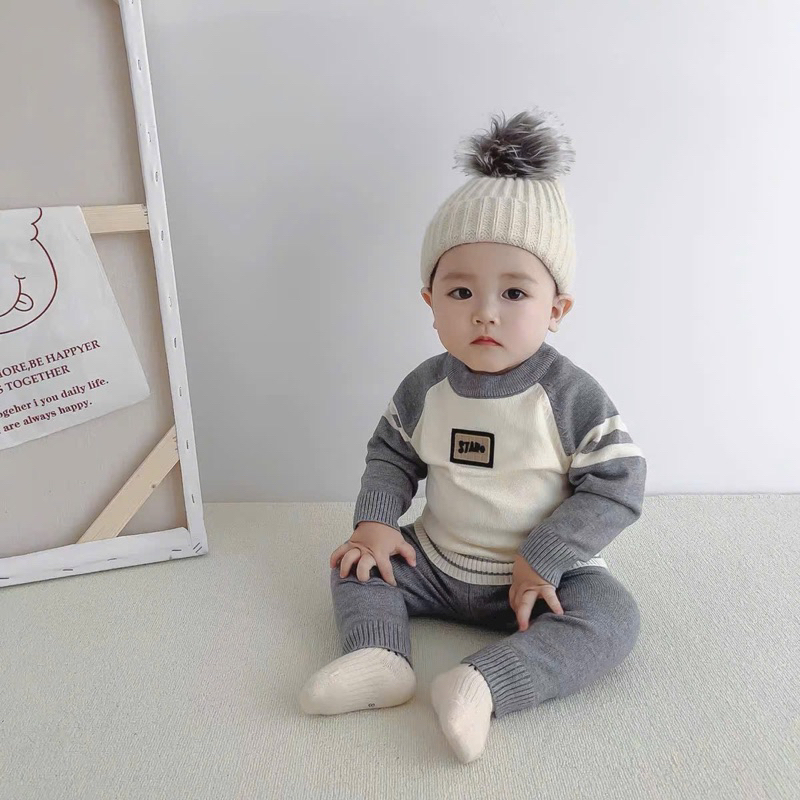 Set Bộ Len Cao cấp Quảng Châu cho bé trai