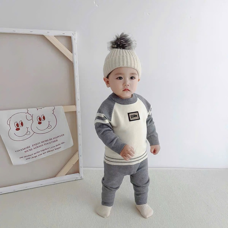 Set Bộ Len Cao cấp Quảng Châu cho bé trai