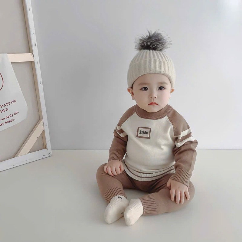Set Bộ Len Cao cấp Quảng Châu cho bé trai