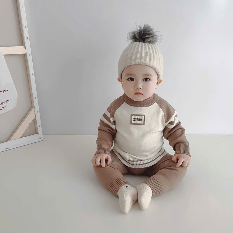 Set Bộ Len Cao cấp Quảng Châu cho bé trai