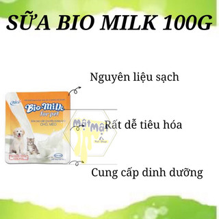 BIO MILK - SỮA BỘT CAO CẤP CHUYÊN DÙNG CHÓ MÈO 100gr