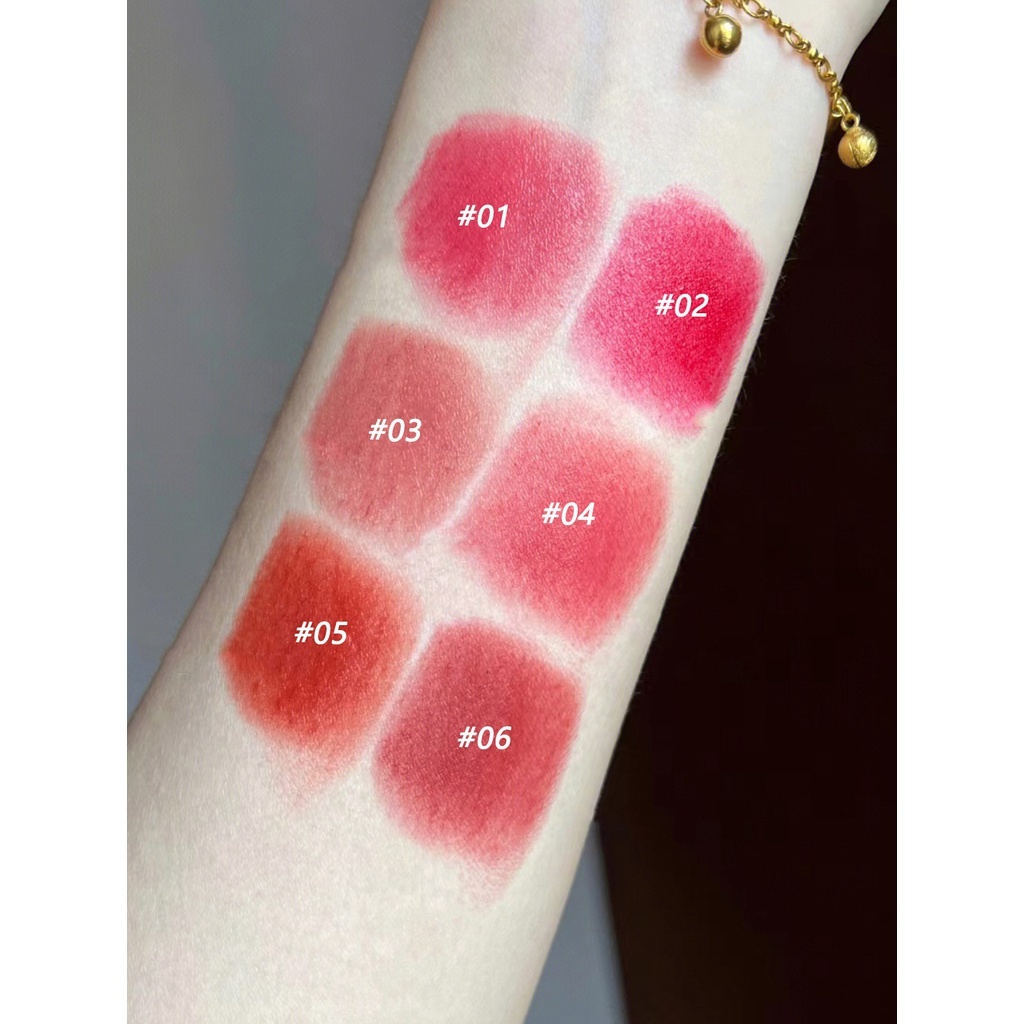 Son Kem Lì Cappuvini, Son Lì Không Trôi Mềm Mịn Chất Tint Nội Địa Trung Siêu Mượt Mà Màu Đỏ Cam Đất G2 - Saikou Beauty