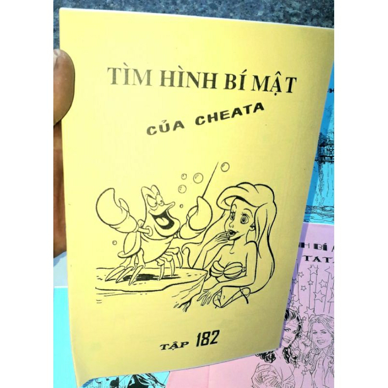 Trò chơi tuổi thơ 5 tập Tìm hình bí mật tô màu của TATA hoặc Cheata