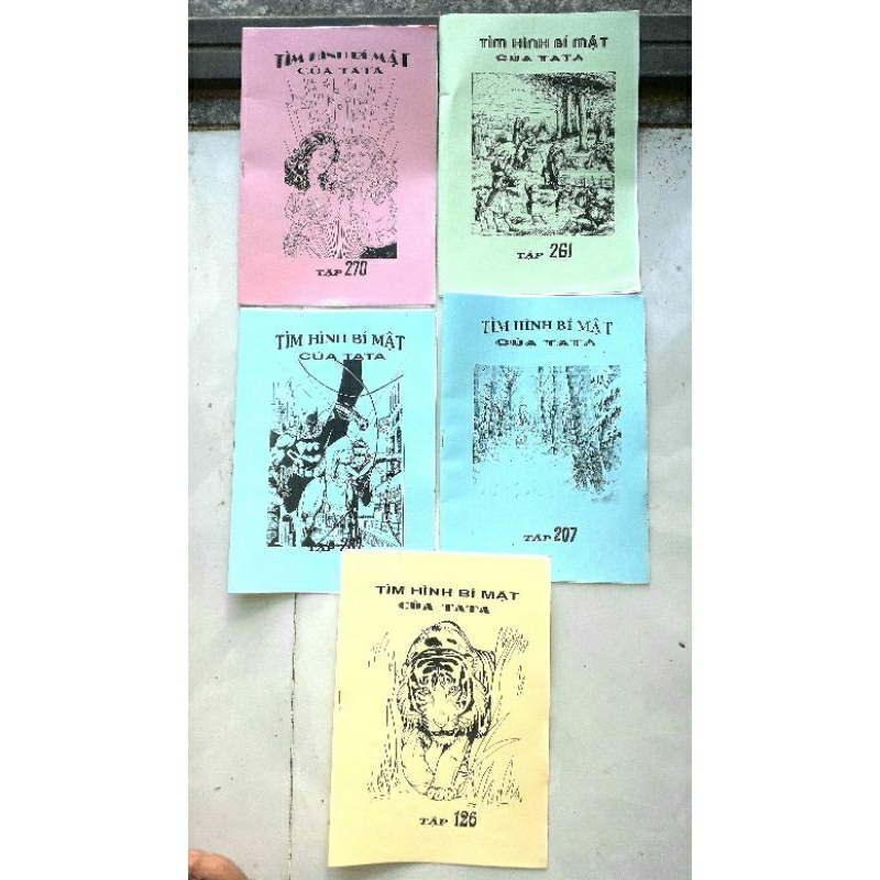 Trò chơi tuổi thơ 5 tập Tìm hình bí mật tô màu của TATA hoặc Cheata