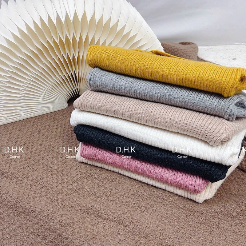 Áo Len Tăm cổ lọ hàng Quảng Châu cao cấp cho bé size 80-120