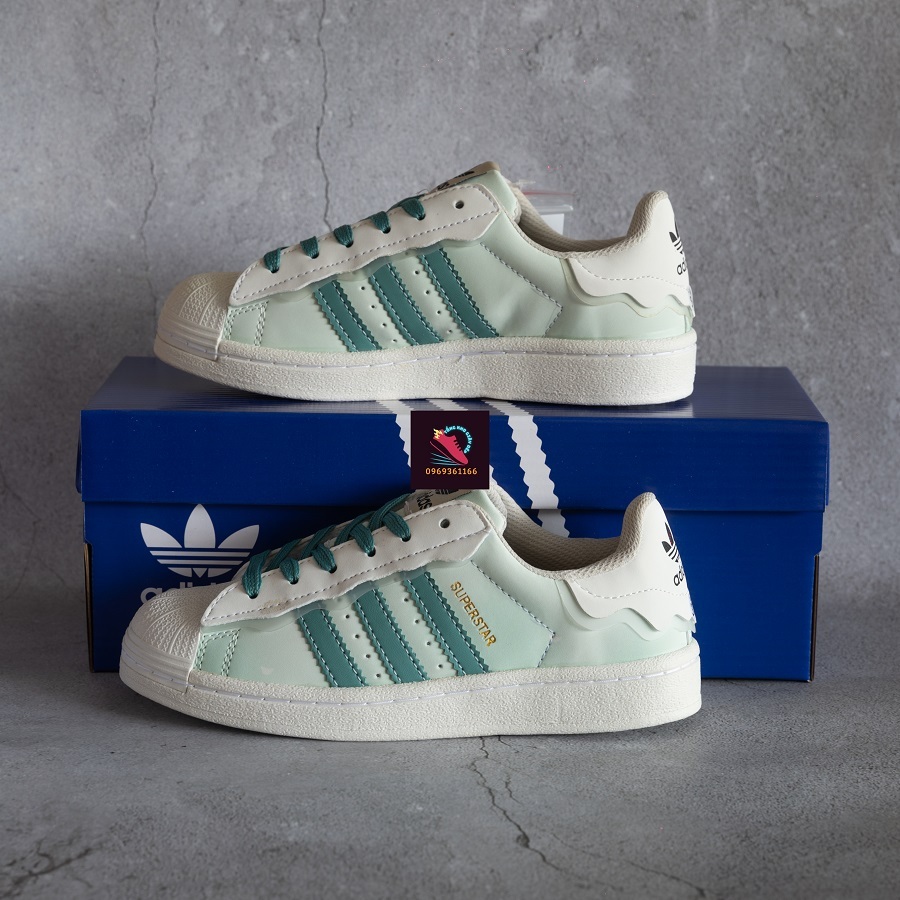 ✨Giày Adidas Superstar - Sự Kết Hợp Hoàn Hảo Giữa Phong Cách và Thể Thao✨3 màu trắng, xanh, hồng full sz 36-39