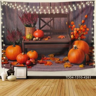  tranh vải treo tường  backdrop sự kiện lể hội bí ngô  tranh Halloween  màn treo live stream 