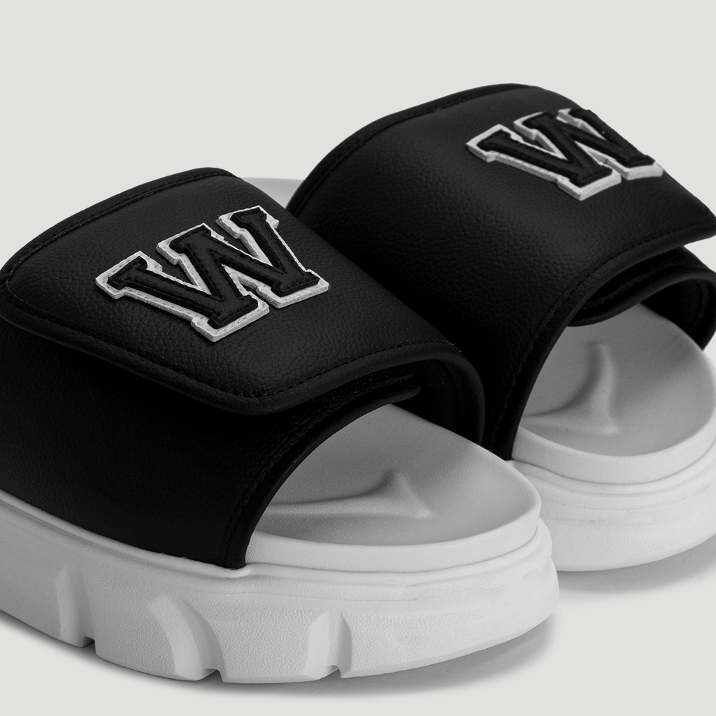 Dép Nam Nữ THEWOLF W SLIDE SANDAL - BLACK & WHITE